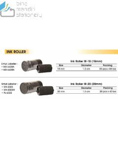 Contoh Tinta Roller Refill Tembakan label harga Joyko labeller Ink 18mm 20mm merek Joyko