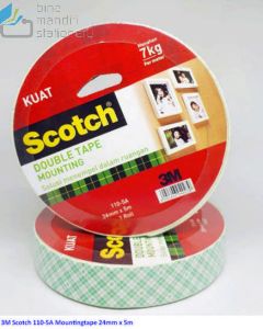 Katalog 3M Scotch harga murah & terjangkau, Image ATK Sekolah SIPLAH 3M Scotch 110-5A Mounting Tape 24mm x 5m harga normal 89500 di Distributor ATK Bina Mandiri Stationery