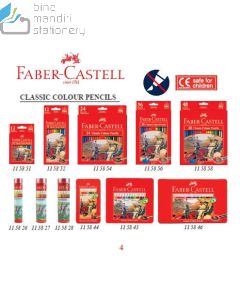 Foto Pensil mewarnai gambar panjang 36 Warna Faber-Castell Classic Colour Pencils 36 L (115856) merek Faber Castell
