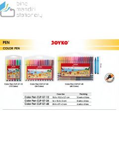 Foto Pena Warna Menggambar dan Melukis Joyko Color Pen CLP-57-24 merek Joyko