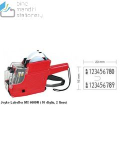 Jual Mesin Tempel Harga Joyko Labeller MX-6600N (10 digits, 2 lines) terlengkap di toko alat tulis