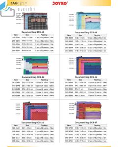 Kantong Poket Resleting Dokument Joyko Document Bag DCB-32 B4 (sarung)