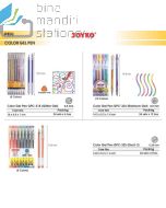 Joyko Color Gel Pen GPC-324 (Rainbow Gel) Pena Jell Warna