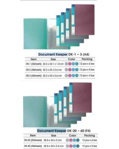 Toko Atk Grosir Bina Mandiri Stationery Jual Map File Dokumen Clear Holder - Display Book Document Keeper Joyko